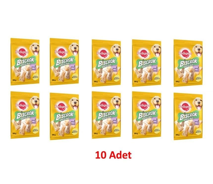 Pedigree Biscrok Köpek Ödül Bisküvisi 10 X 200 gr