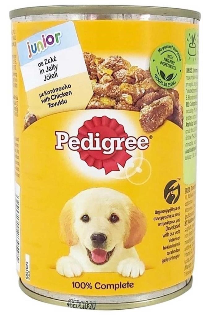 Pedigree Junior Tavuklu Yavru Konserve Köpek Maması 400 Gr