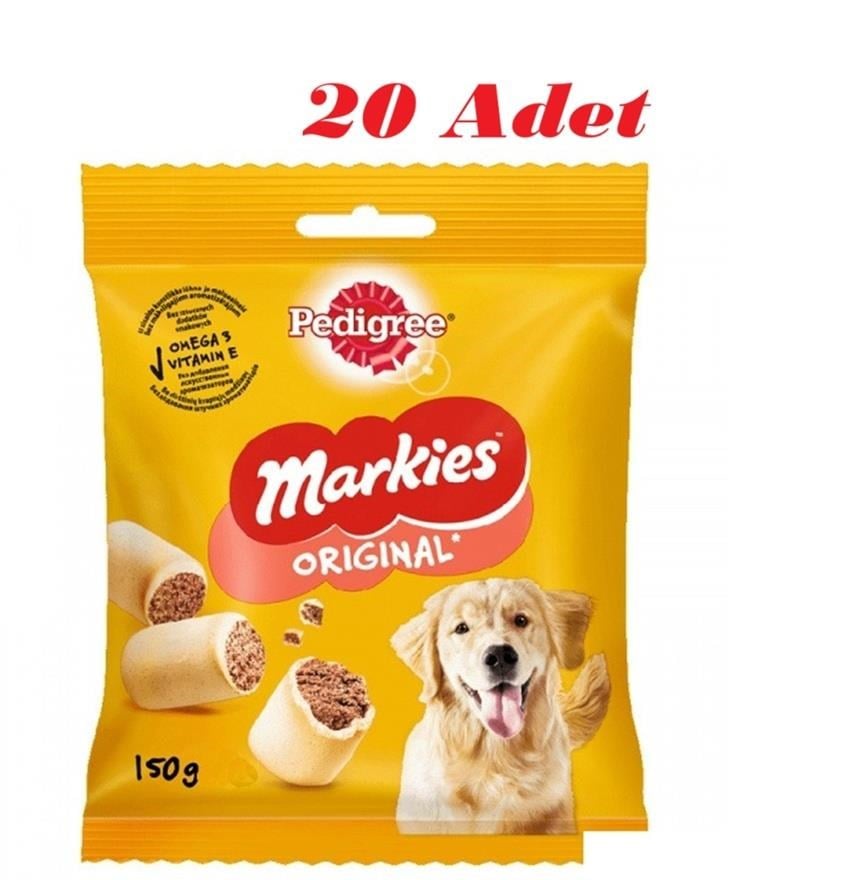 Pedigree Markies Köpek Ödül Bisküvisi 150 Gr*20 ADET