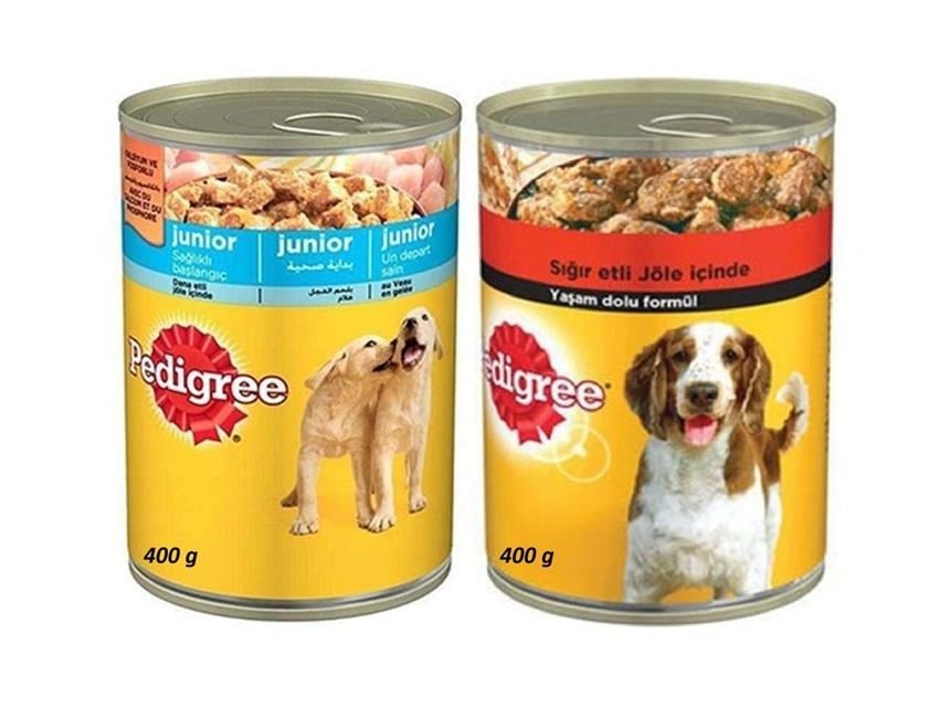 Pedigree Yavru & Yetişkin Köpek Konserve Karma Seti 48 Adet 