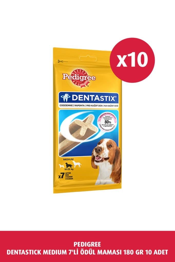 PedigreeDentastix 7'li Köpek Ödül Maması 180 G 10x