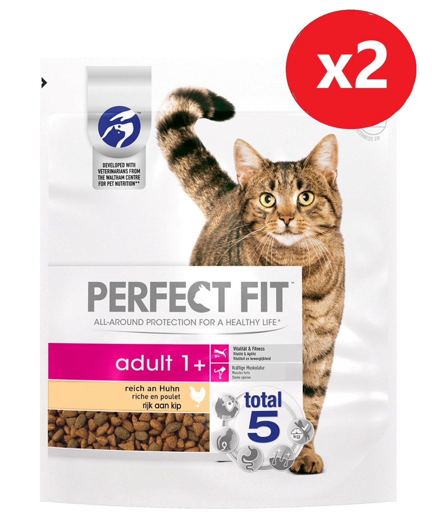 Perfect Fıt Yetişkin Hindili Kuru Kedi Maması 750Gr*2 Adet