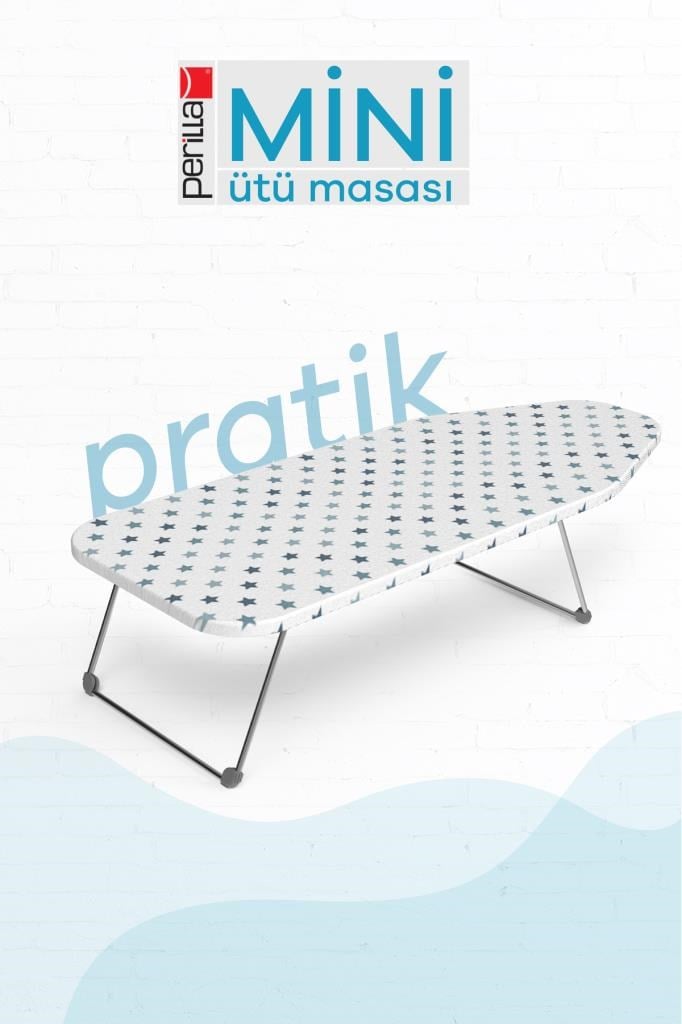 Perilla Beyaz Mini Ütü Masası