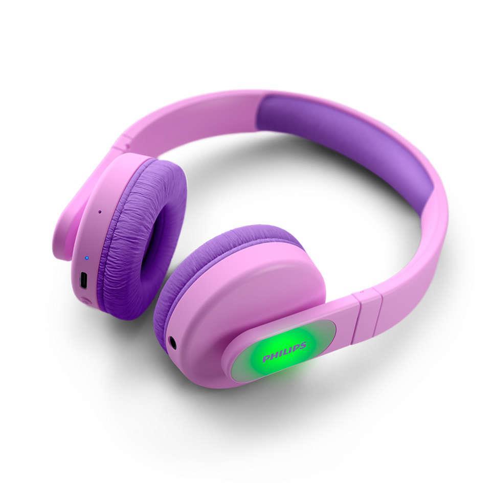 Philips TAK4206PK Kablosuz Kulak Üstü Çocuk Kulaklığı Mikrofonlu