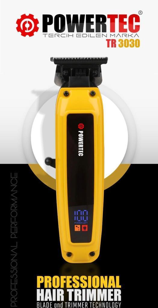 Powertec TR-3030 Sakal Tıraş Ense Makine