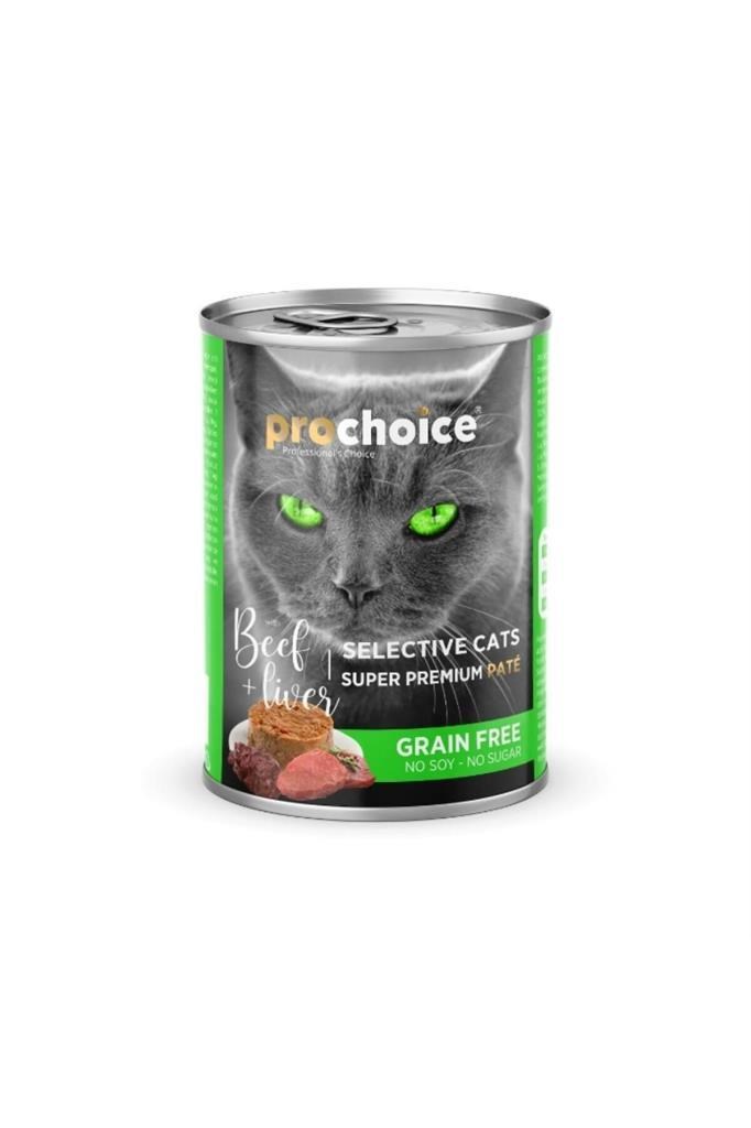 Pro Choice Selective Cat Biftek Ve Cigerli Kiyilmis Yetiskin Kedi Konservesi 400 Gr