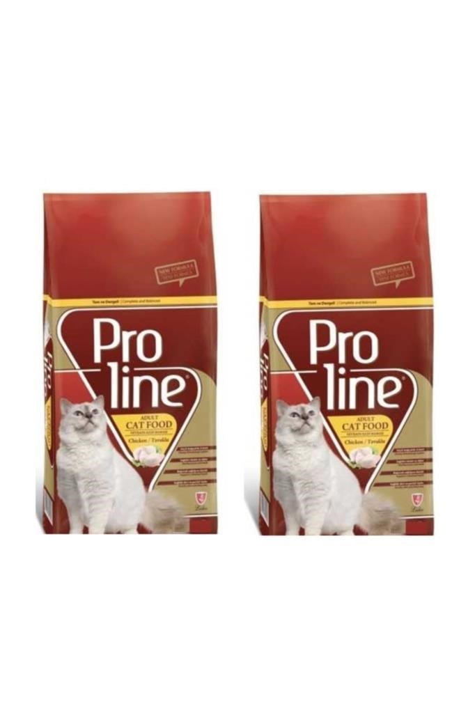 Pro Line Cat Adult Chicken Tavuklu Yetişkin Kedi Maması 2 Adet