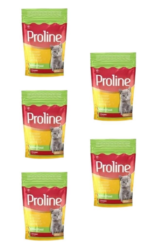 Pro Line Kitten Tavuklu Yavru Kedi Mamasi 400 Gr 5 adet
