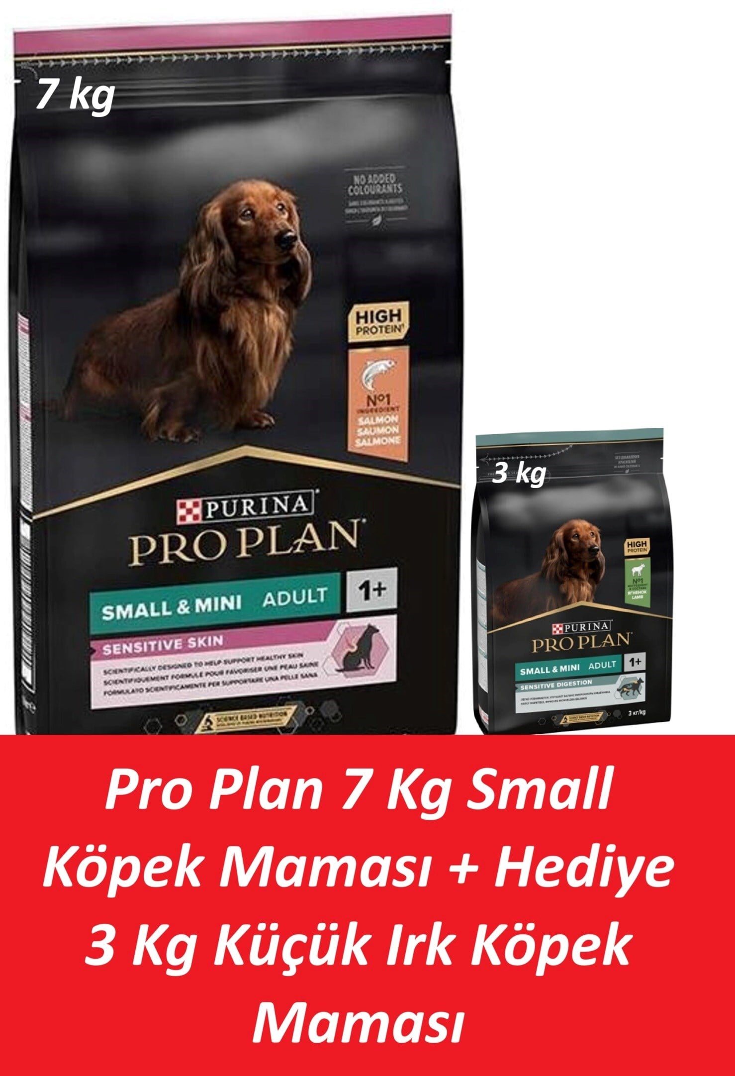 Pro Plan 7 Kg Small Köpek Maması + Hediye 3 Kg Küçük Irk Köpek Maması