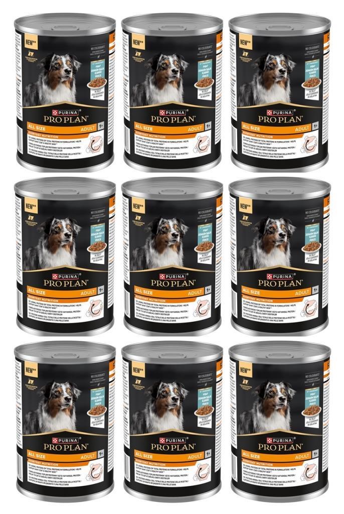 Pro Plan Balıklı Yetişkin Köpek Konservesi 400 Gr*9 Adet