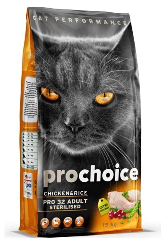 Prochoice PRO 32 Kisirlastirilmis Kedi Mamasi 15 Kg
