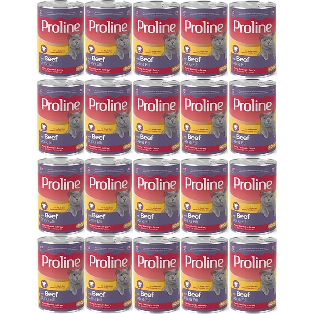 Proline Dana Etli Yetişkin Kedi Konservesi 400 Gr*20 Adet