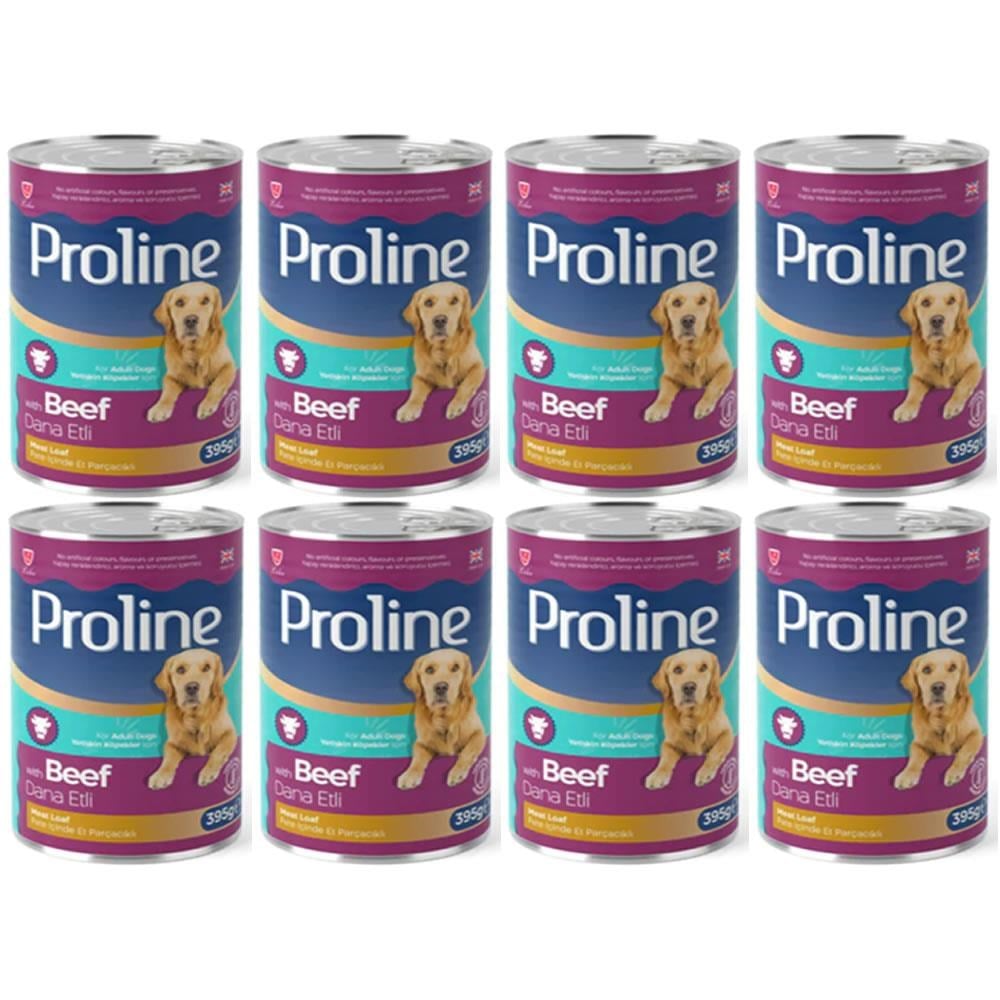 Proline Dana Etli Yetişkin Köpek Konservesi 395 Gr*8 Adet