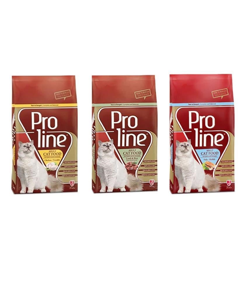 Proline Karışık Kedi Maması 1,5 Kg* 3 Adet