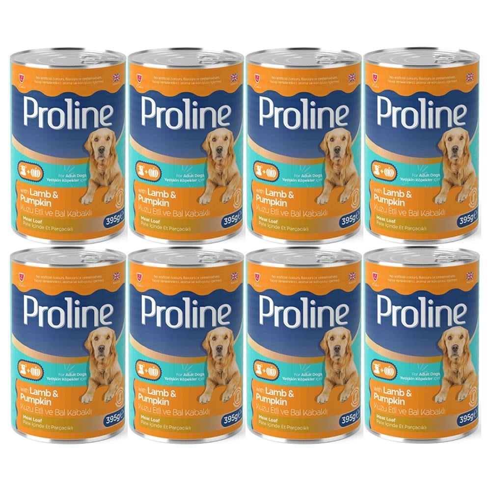 Proline Kuzu Etli ve Bal Kabaklı Yetişkin Köpek Konservesi 395 Gr*8 Adet