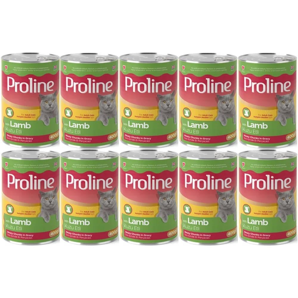 Proline Kuzu Etli Yetişkin Kedi Konservesi 400 Gr*10 Adet