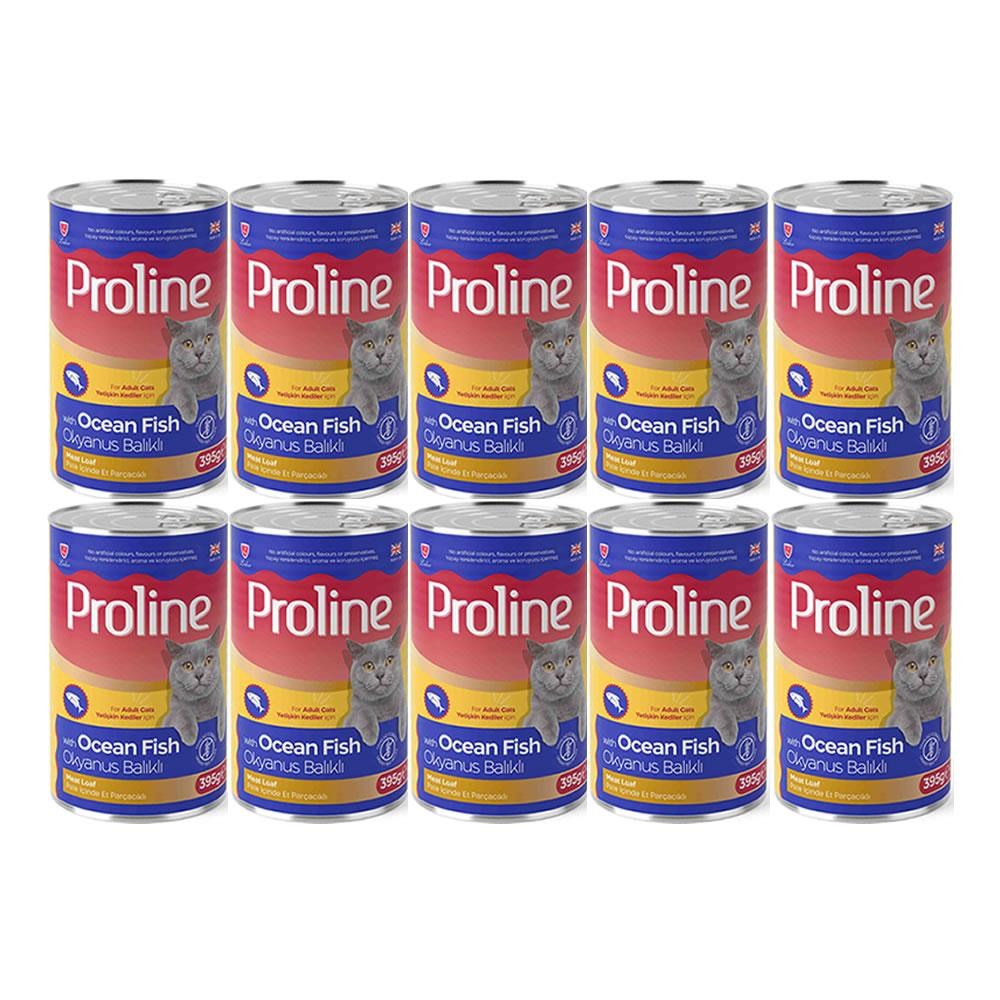 Proline Okyanus Balıklı Yetişkin Kedi Konservesi 395 Gr*10 Adet