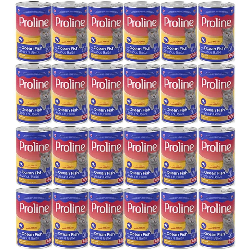 Proline Okyanus Balıklı Yetişkin Kedi Konservesi 395 Gr*24 Adet