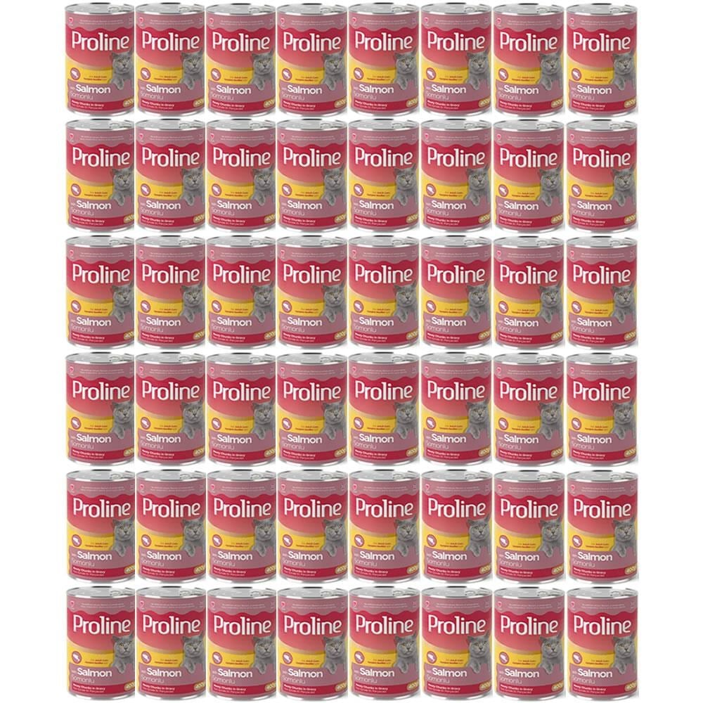 Proline Somonlu Yetişkin Kedi Konservesi 400 Gr*48 Adet