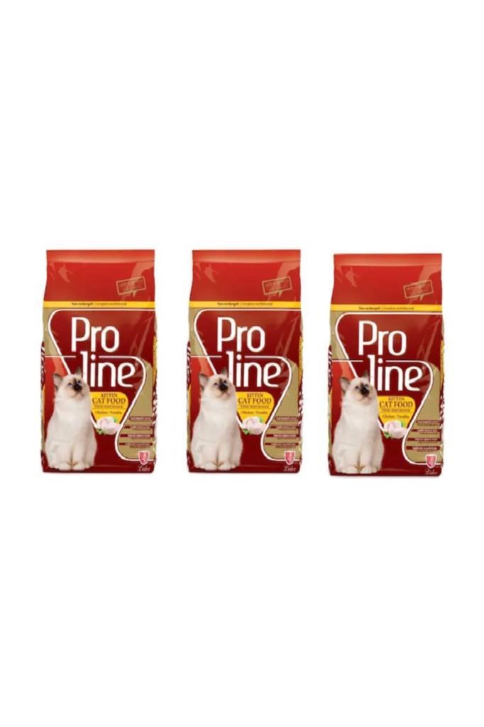 Proline Yavru Kedi Maması Tavuklu 1,5 Kg 3 Adet