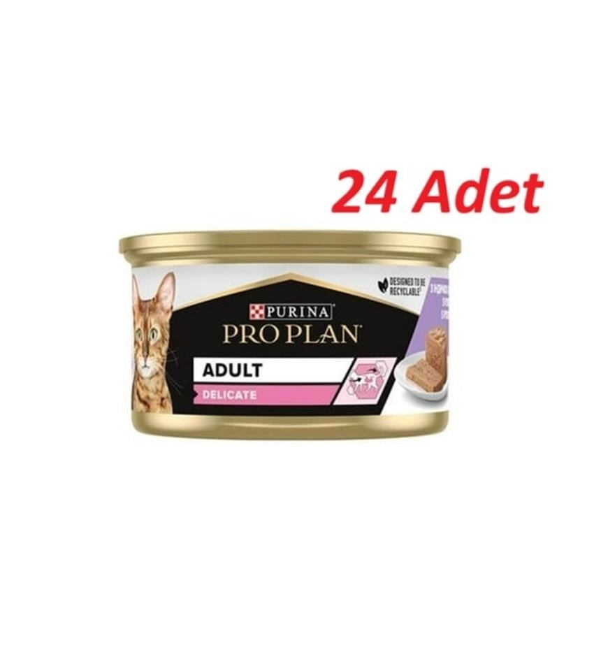 Proplan Delicate Hindili Kedi Konservesi 85 Gr 24 Adet