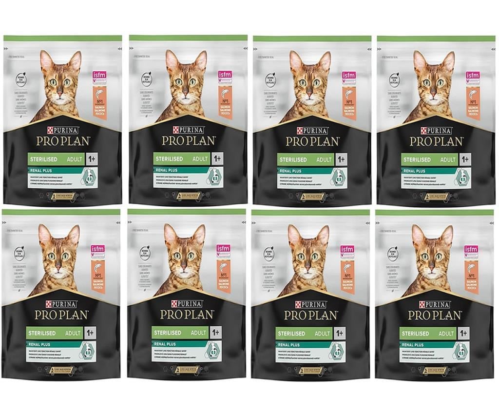 Proplan Sterilised Somon Kısır Kedi Maması 400 Gr*8 Adet