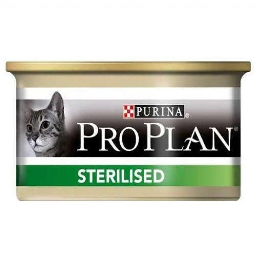 Proplan Sterilised Somonlu Kedi Konservesi 85 Gr 24 Adet