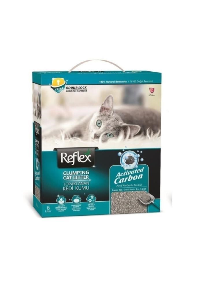 Reflex Aktif Karbonlu Süper Hızlı Topaklanan Kedi Kumu 10 Lt