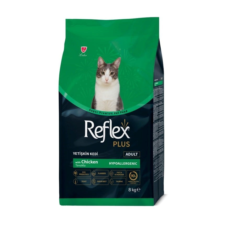 Reflex Plus Adult Cat Tavuklu Yetiskin Kedi Mamasi 8 Kg