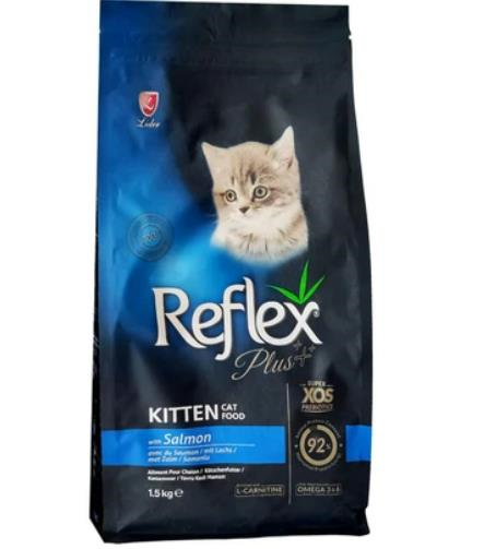 Reflex Plus Cat Kitten Somonlu Yavru Kedi Maması 1,5 Kg