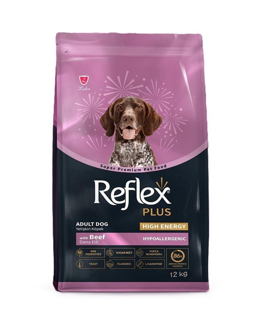 Reflex Plus Dana Etli Premium Yetişkin Köpek Maması 12 Kg