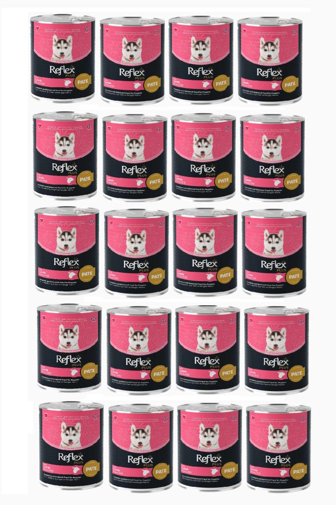 Reflex Plus Pate İçinde Et Parçacıklı Yavru Köpek Maması 395 Gr*20 Adet