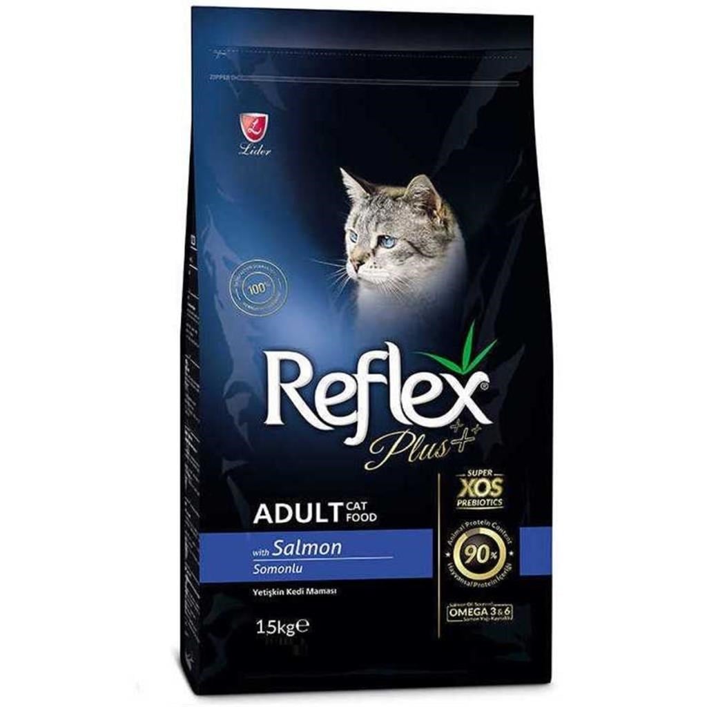 Reflex Plus Somonlu Yetişkin Kedi Maması 15 Kg