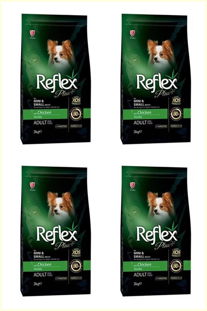 Reflex Plus Tavuklu Mini Irk Yetişkin Köpek Maması 3 Kg*4 ADET