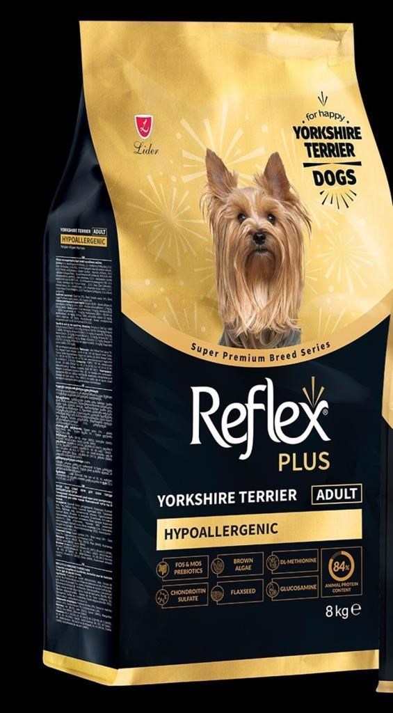 Reflex Plus Yorkshire Terrier Yetişkin Köpek Maması 8 Kg