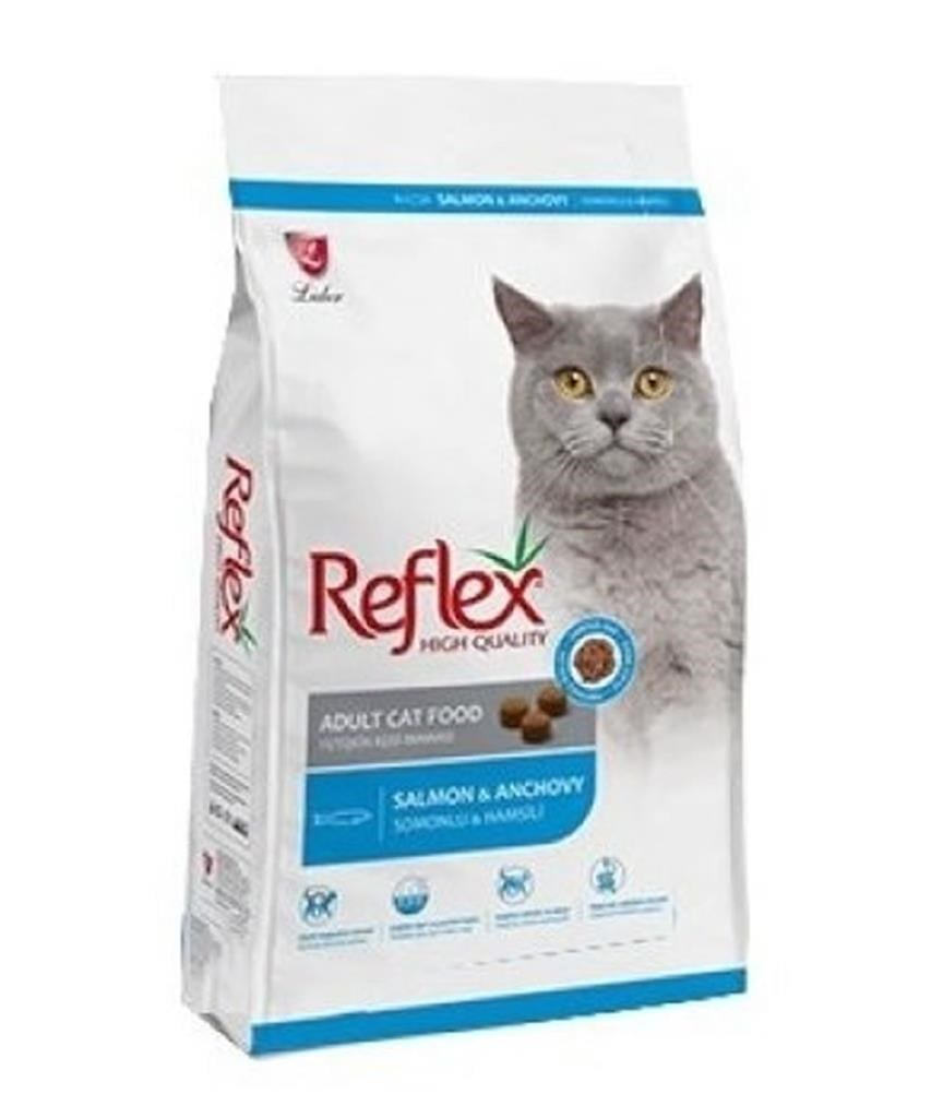 Reflex Somonlu ve Hamsili Yetiskin Kedi Mamasi 15kg
