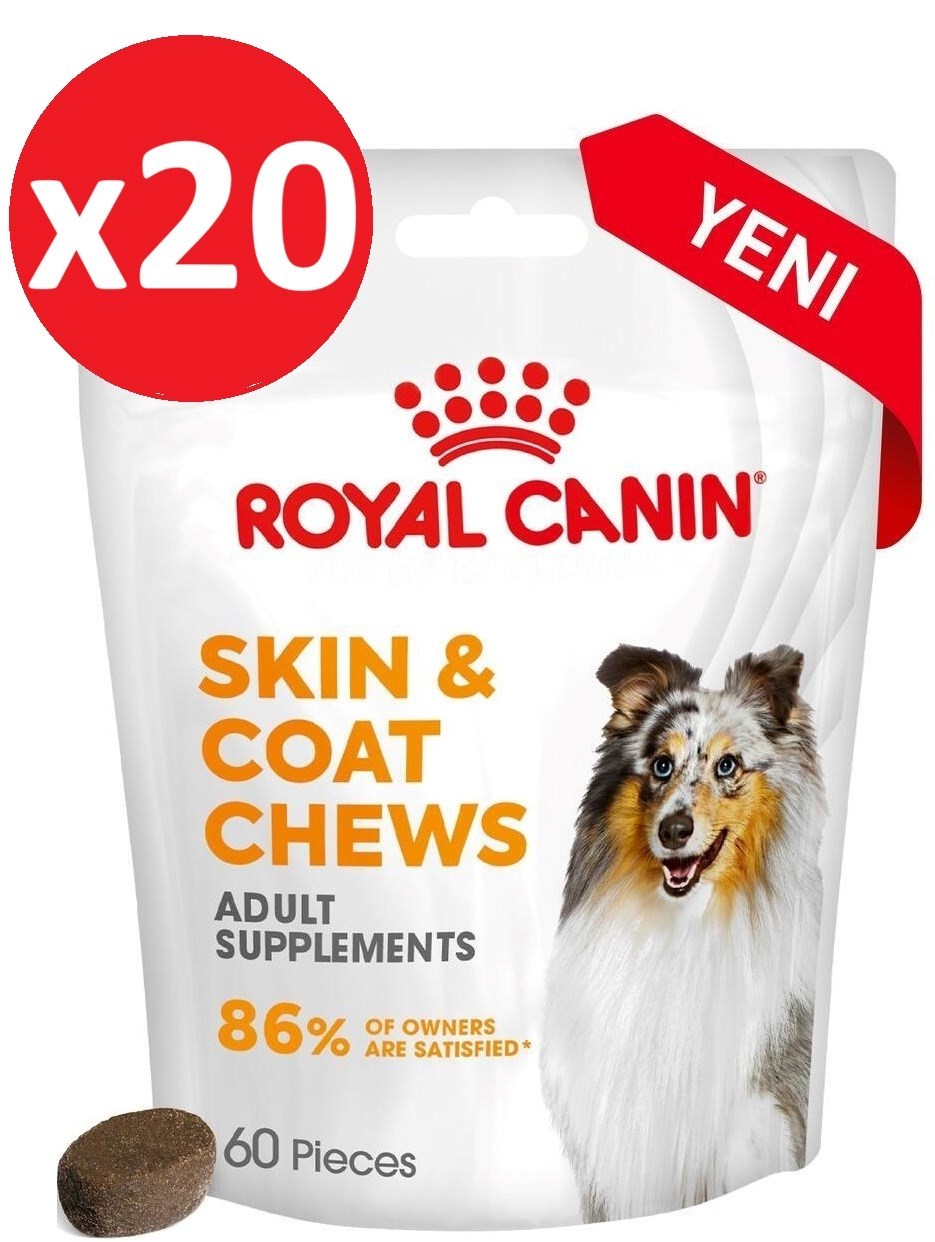 Royal Canin Deri ve Tüy Sağlığını Destekleyen Köpek Ödül Maması 240g*20 Paket