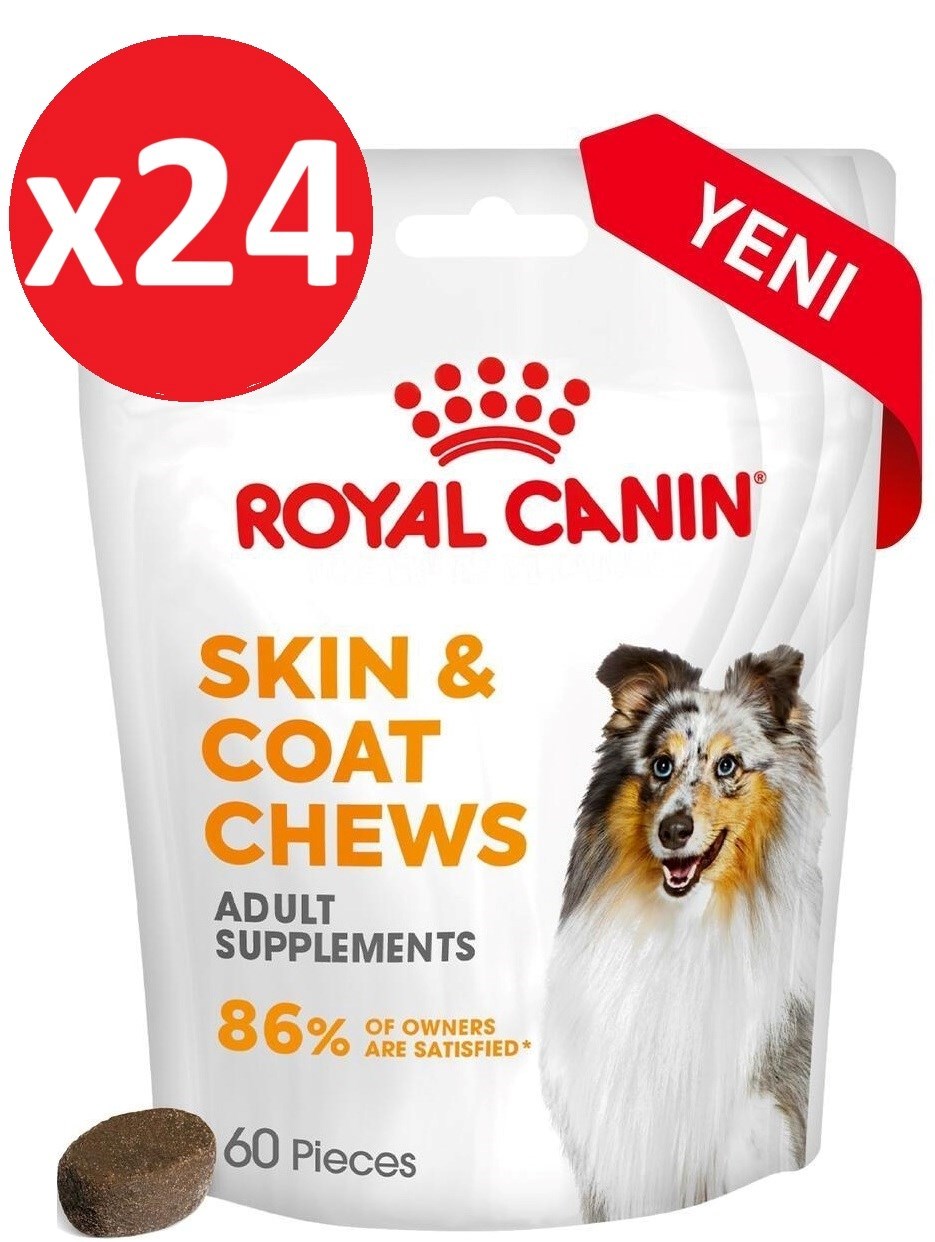 Royal Canin Deri ve Tüy Sağlığını Destekleyen Köpek Ödül Maması 240g*24 Paket