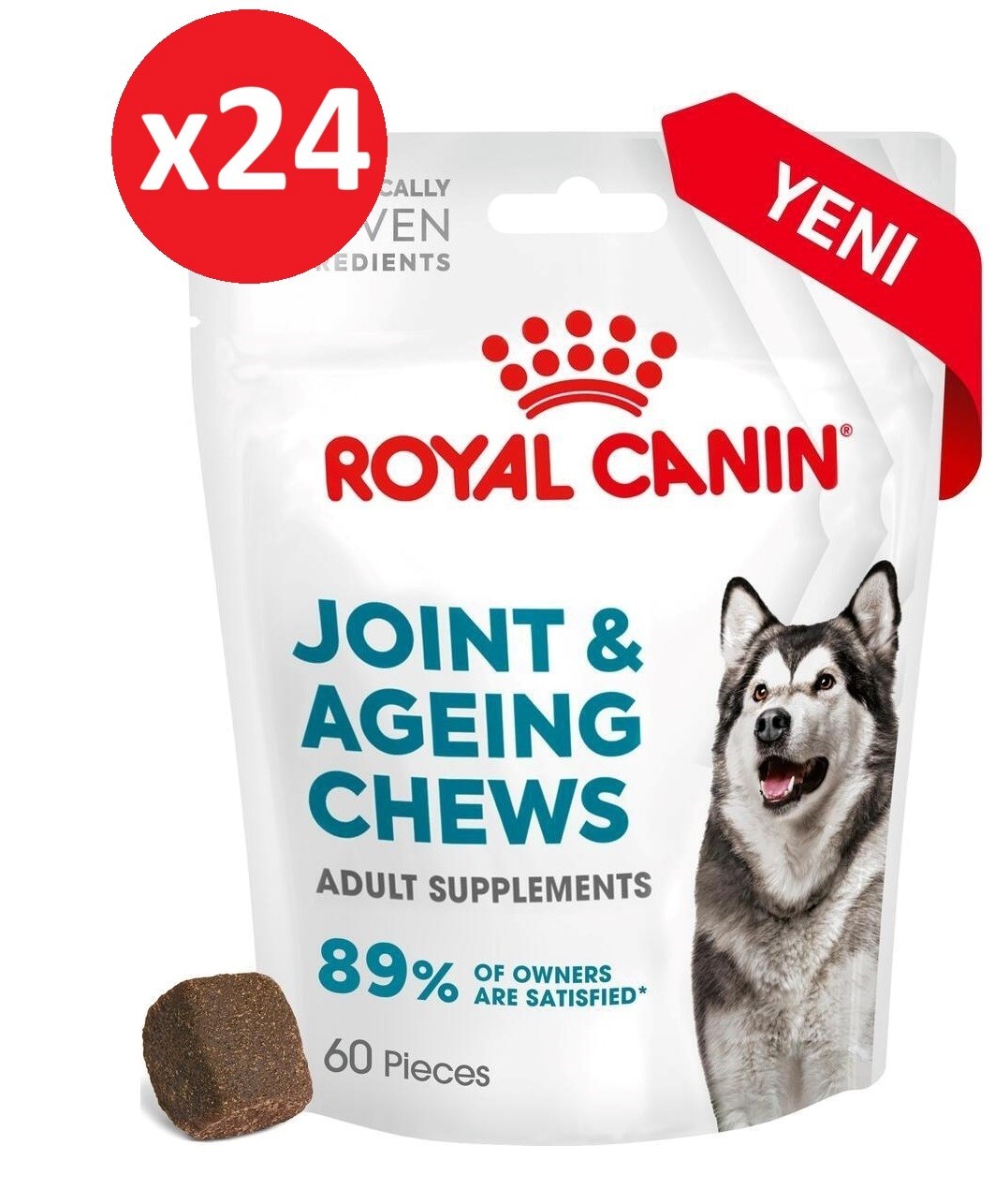 Royal Canin Joint&Ageing Chews Eklem ve Sağlıklı Yaşlanmayı Destekleyen  Köpek Ödül Maması 240g*24