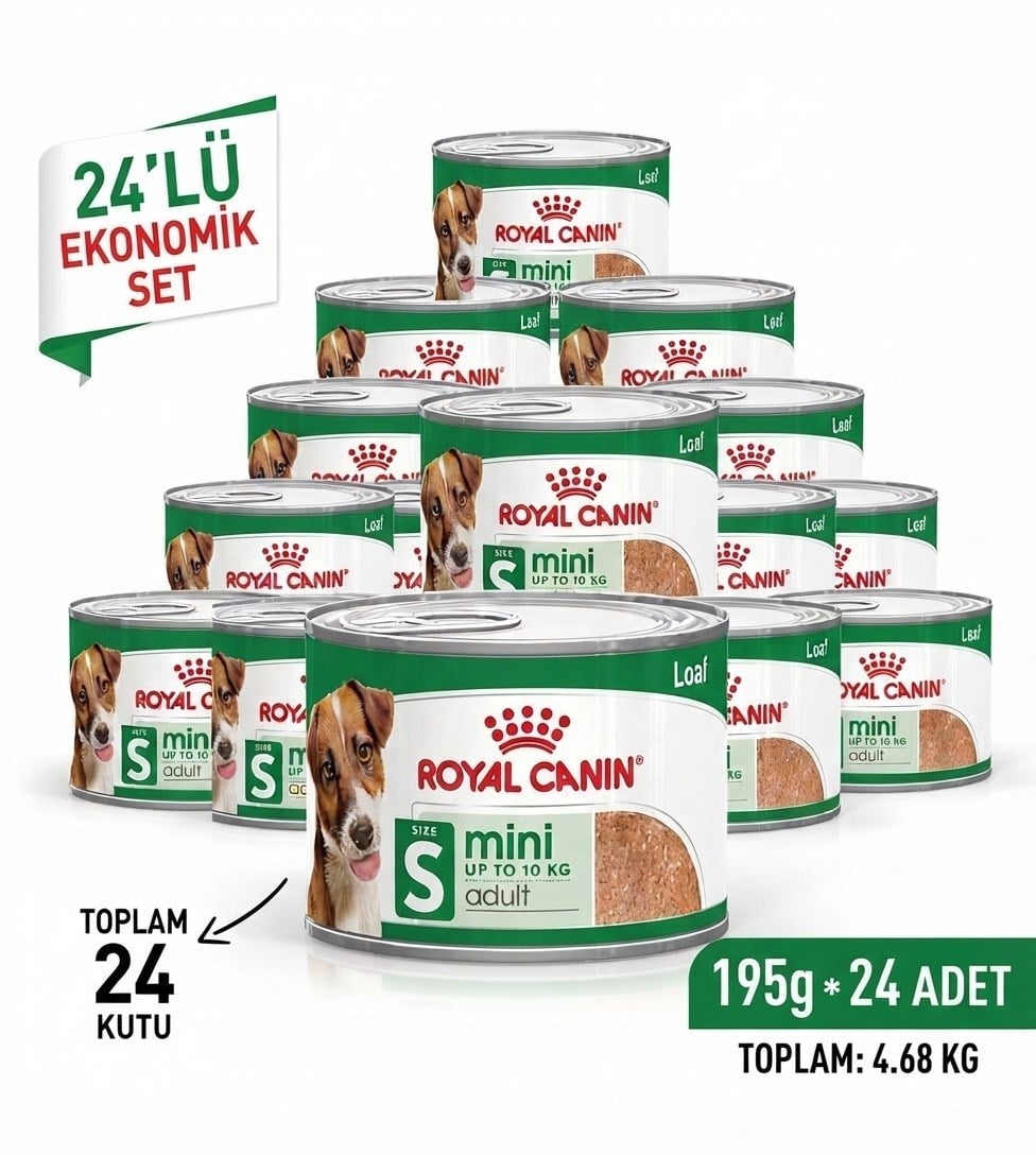 Royal Canin Mini Küçük Irk Ezme Yet.Kon.195 Gr*24 ADET