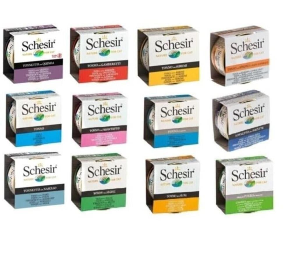 Schesir Karışık Konserve Yetişkin Kedi Maması 12 X 85 G