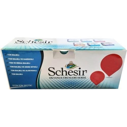 Schesir Multipack Kedi Konservesi Okyanus Ürünleri Serisi 6 Al 5 Öde