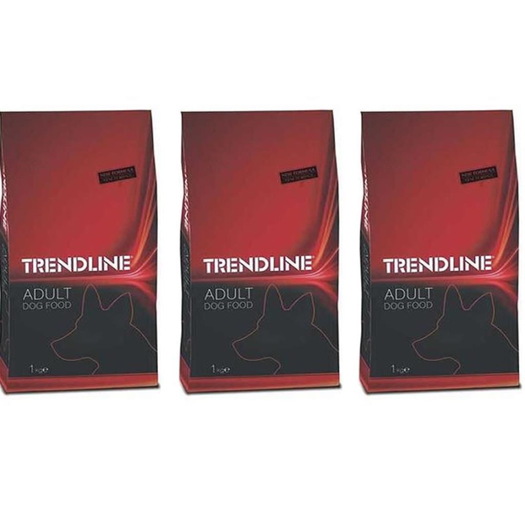 Trendline Dog Kuzu Etli Yetişkin Köpek Maması 1 Kg 3'Lü Set