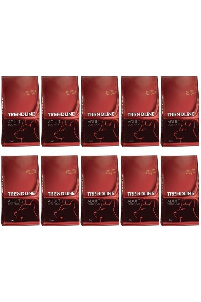 Trendline Dog Kuzu Etli Yetişkin Köpek Maması 1 Kg 10 Adet