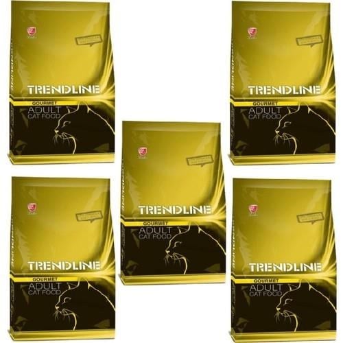 Trendline Gurmet Yetişkin Kedi Maması 1 Kg 5 Adet