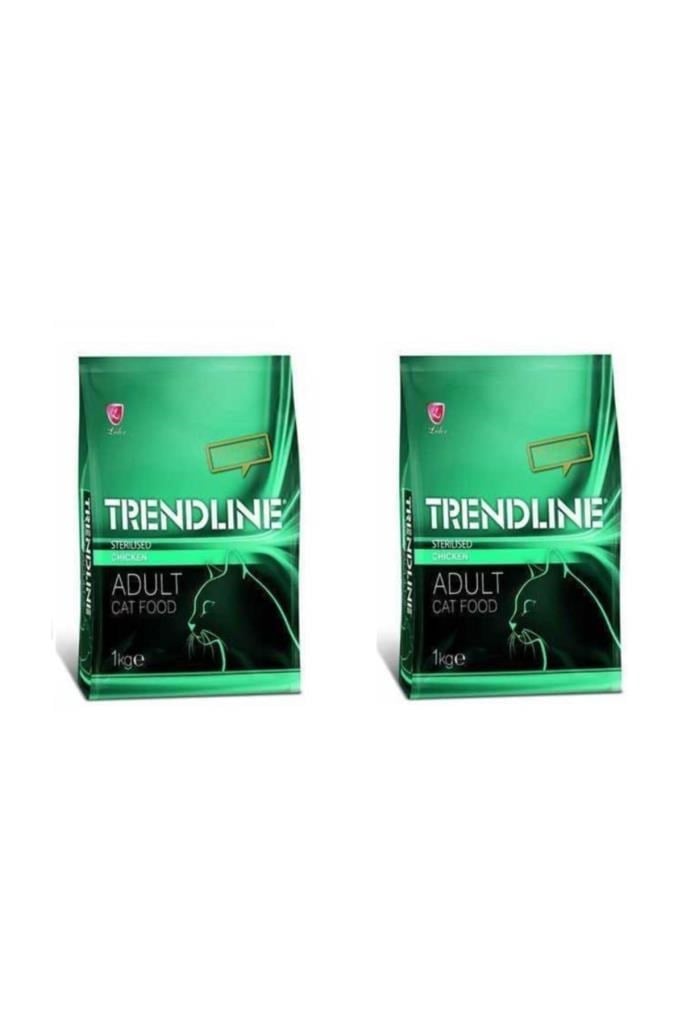 Trendline Sterilised Tavuklu Kisir Kedi Mamasi 1 KG 2 Adet