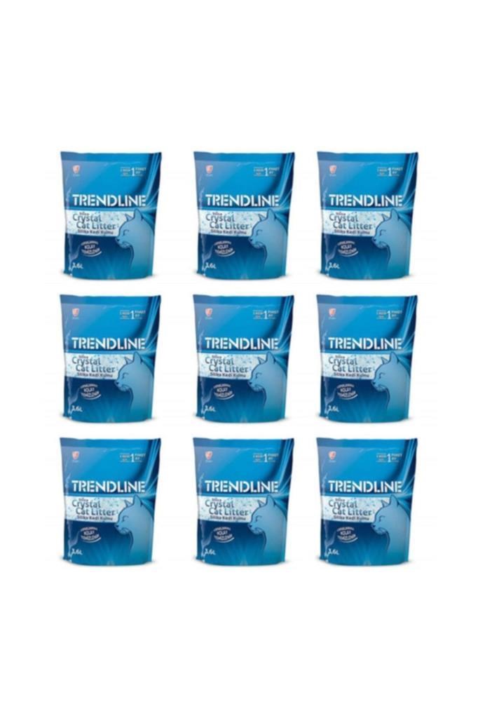 Trendline Tozsuz Silika Kedi Kumu 3,6 Lt 9 Adet