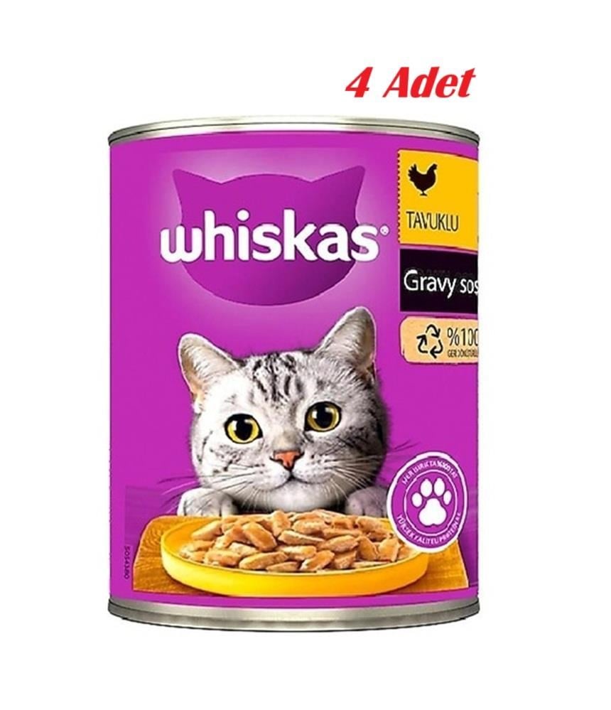 Whiskas  Konserve Mama 400gr Erıskın Tavuklu X4