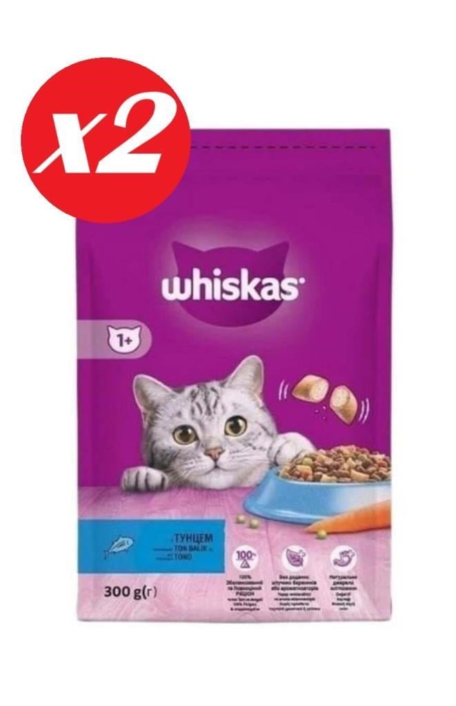 Whiskas Ton Balıklı ve Sebzeli Yetiş. Kedi M.300gr Set 2'li