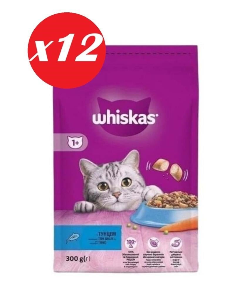 Whiskas Ton Balıklı ve Sebzeli Yetiş. Kedi M.300gr Set 12'li